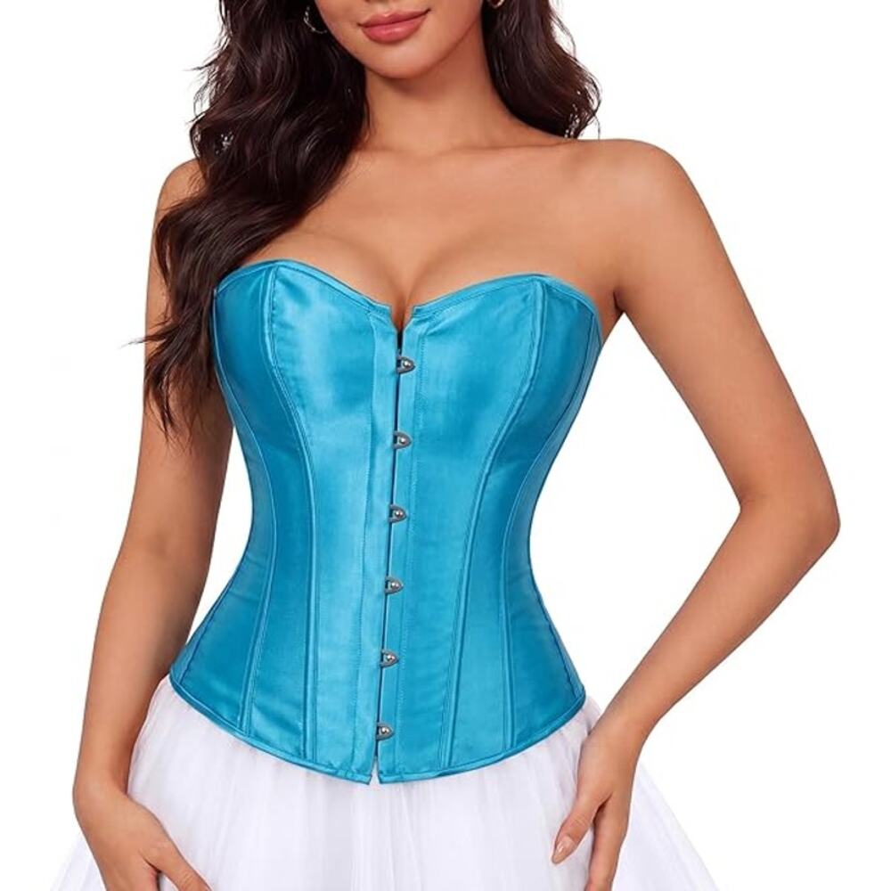 Corset for Women- Size Large- Sea Blue-NEW-NN